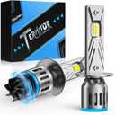 FAHREN 2025 Upgrade & Brightest 60000LM H1 Bulbs,1000% Brighter 6500K Cool White H1 fog bulbs,1:1 Mini Size, No Adapter Non-Polarity Plug and Play, Pack of 2