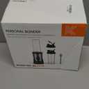 KOIOS Smoothie Blender, 900W Personal Blender for Shakes and Smoothies for Kitchen with 2 Portable Cups 22oz, Single Serve Smoothies Maker Mixer for Juices, Nutritious Recipe, Grey Blue