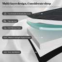 Vamcheer Folding Mattress Twin Size Foldable Mattress 6 Inch 75"x38"x6" | Tri Folding Mattress Trifold Memory Foam Mattress with Washable Cover, Handle & Non-Slip Bottom for Travel Camping Guest
