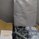 Baby Playpen with Mat, 65 x 50 Inch Play Pen Playards, Playpen for Babies and Toddlers, Baby Playard for Indoor & Outdoor Active Center Game Fence, Skin-Friendly Fabric and Soft Breathable Mesh (Grey)