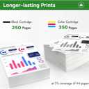 6-Pack PGI-35 CLI-36 Ink Cartridges Compatible for Canon 35 36 Ink Cartridges Combo Pack for PIXMA TR150 IP110 TR152 TR160 mini260 mini320 Printer(4xBlack, 2xTri-Color)