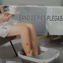 Collapsible Foot Spa Bath with Heat and Massage Rollers, Bubble, Foot Pedicure Kit, Temperature Control, Red Light, Pedicure Foot Spa, Foot Bath