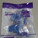 VCE UL-Listed CAT6 Keystone Coupler 25-Pack, Ethernet Coupler Female to Female, RJ45 Coupler for CAT6/CAT5e/CAT5, Keystone Jack, Blue