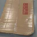 48x30 Inch Gold Bathroom Mirror for Wall, Brushed Brass Metal Framed Gold Vanity Mirror, Rounded Rectangle Golden Mirror, Shatterproof, Anti-Rust (Horizontal/Vertical)