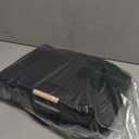 3 Pack Fabric Storage Bins for Closet Shelves, Rectangle Wardrobe Organizers with Handle, Collapsible Shelves Storage Basket for Sorting Clothes, Nursery Toy(Black,16.5 x 12.2 x 6.7 Inch)