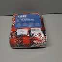 JSD Red Buffalo Plaid Snowflakes Duvet Cover Set Queen Size, 3 Piece Christmas Winter Printed Microfiber Comforter Covers