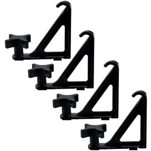 Trucktok Load Stops Replacement for T-Slot Truck Cross Bar Heavy Duty Ladder Firewood Skis Snowboard Kayak Most Truck Bed Rails Rack Systems（ 4 Pack）