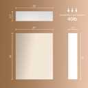 26x20 inch Bathroom Wall Cabinet, Saver Storage Cabinet, Medicine Cabinet with 1 Door and Adjustable Shelves, White（Assembly Required）