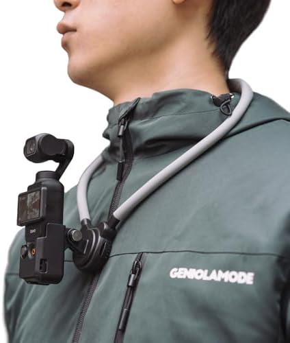 SUREWO Pocket 3 Magnetic Neck Mount,Extended Version Quick Release POV/Vlog Video Selfie Necklace Holder for DJI OSMO Pocket 3 Creator Combo