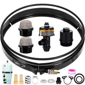 JaGely 190003 Pool Filter Tension Control Clamp Kit & 98209800 Air Relief Valve Compatible with Pentair Fns Plus Include 190030 Drain Plug O-Ring 194997 Nut Replacement 190106z Air Bleeder Screen Cap