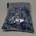 10LB Fire Pit Glass, Mixed Blue Flat Glass Marbles for Vase Fillers. Decorative Glass Pebbles for Fish Tank Fountains Garden Crafts Table Scatter and Home Decor