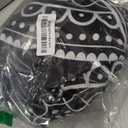 Outdoor Tablecloth with Umbrella Hole Waterproof Polyester Round Fitted Tablecloth with Elastic Zippered Table Cloth Round Cover for Picnic, Party (Black, 36''-44'')