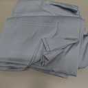 Bedsure Pillow Cases Queen, Cooling Pillow Cases, Rayon Derived from Bamboo Grey Blue Pillowcases Queen Size Set of 2, Soft & Breathable Bedding Pillow Covers with Envelope Closure, 20x30 Inches