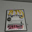 DOK TigerToes Premium Non-Slip Dog Socks for Hardwood Floors - Extra-Thick Grip that Works Even When Twisted - Prevents Licking, Slipping, and Great for Dog Paw Protection (Sassy Pink, Medium)
