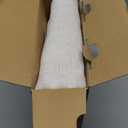 MIULEE Natural White Linen Curtains 84 Inch Long for Bedroom Living Room, Soft Thick Linen Textured Window Drapes Semi Sheer Light Filtering Rod Pocket Back Tab Neutral Farmhouse Cream Ivory 2 Panels