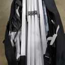 COBIZI 10x10 Pop Up Canopy with One Button Push Center Lock, Ez Up Portable Carport Without sidewall, Waterproof UV50+ Outdoor Party Commercial Carport Canopy with Carry Bag(10 x 10 ft Black)