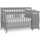 Dream On Me 5 in 1 Brody Convertible Crib with Changer (Steel Grey)