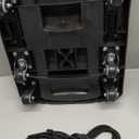 Folding Hand Truck 500lbs, Portable Heavy Duty Dolly Cart, 6 Wheels Collapsible Luggage Cart with 2 Elastic Ropes - Compact Trolley Cart for Easy Moving - Ideal Hand Cart for Travel and More (17, Black)