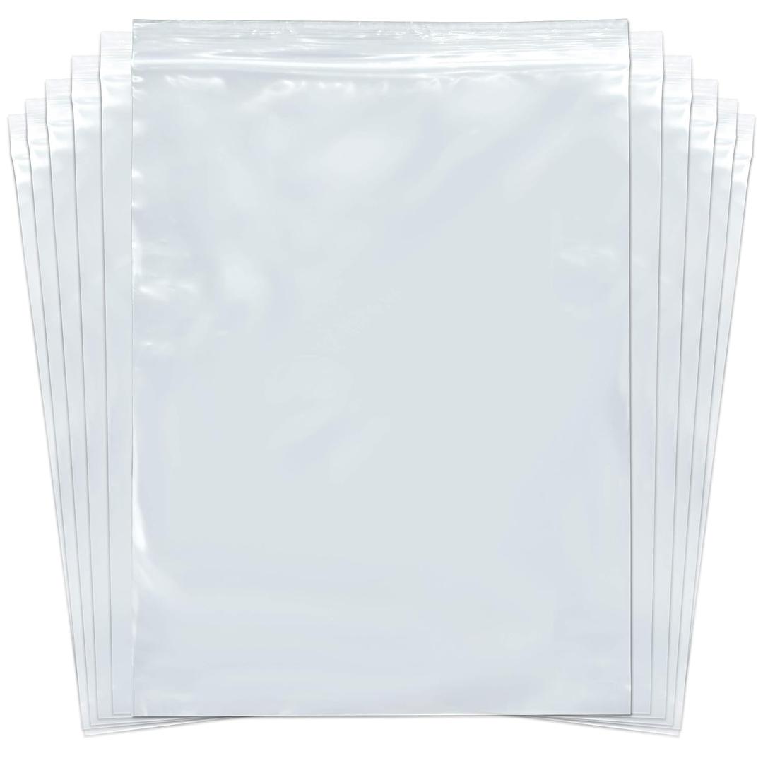 SNL Quality Zipper Lock Reclosable Clear Disposable Plastic Bags, Strong | 10" X 13" - 2 MIL - 100 Bags