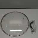 WishDirect 12 Inch Tempered Glass Pot Lid Compatible with 12” Lodge Cast Iron Skillets and 7 Quart Dutch Ovens - Designed with Steam Vent Hole and Heat Resistant Handle