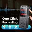 32GB Digital Voice Recorder, Small Voice Activated Recorders with Playback, 1536Kbps Audio, 70dB Noise Reduction, A-B Repeat Recording Device Portable Mini for Lectures, Meetings, Interview etc