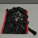 Cimkiz Crampons Ice Cleats Traction Snow Grips for Boots Shoes Women Men Anti Slip 19 Stainless Steel Spikes Safe Protect for Hiking Fishing Walking Climbing Mountaineering (Large, Black)