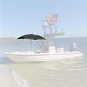 Taylor Made Anchorshade III Boat Shade, Black, 6' x 6', Adjustable Aluminum Pole to 8 Feet, UV-Treated Fade-Resistant Nylon, Market-Style Top, Carrying Case, Fits Most Boats and Benches 22049