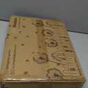 ShopLaLa Garden Fence Border (10 Panels) 12in(L) x 24in(H) Decorative Animal Barrier Fencing for Dogs with Classic Design, Rustproof Metal Wire Flower Bed Edging Yard Landscape Outdoor White Fences,Classic x 10