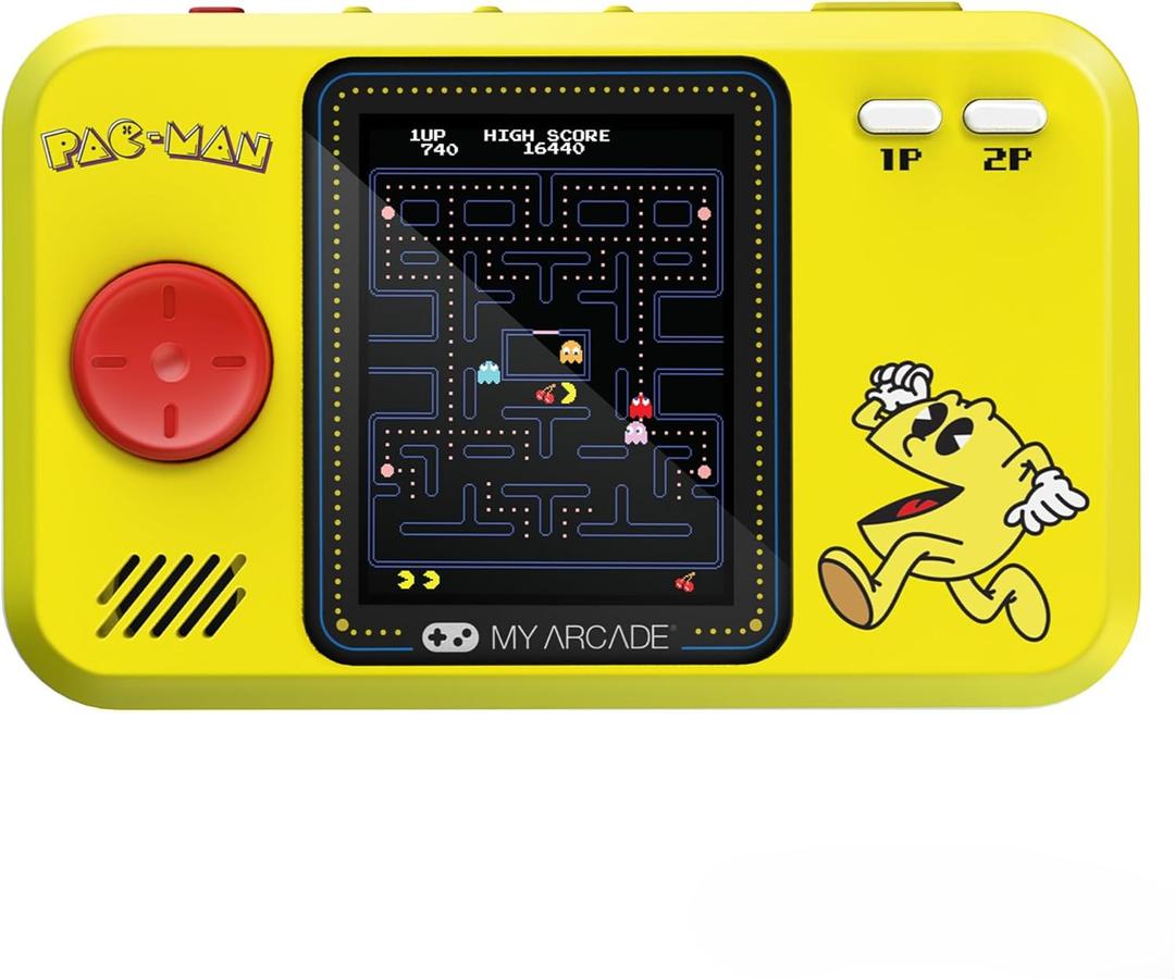 My Arcade Pac-Man Pocket Player Pro: 2.75" Color Display, Retro Gaming Consoles, Arcade Classics, Family Game Night, Retro Mini