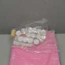 AWTATOS Cube Storage Organizer Portable Closet Organizers and Storage for Kids DIY Stackable 12 Cube Storage Shelves Clothes Organizer for Bedroom, Home, Pink