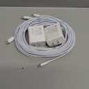 45W USB C iPhone 17 16 15 Fast Charger Block and 2x6ft/2x10ft Type C to C Cable Cord Long,Wall Charging Plug Adapter Cube Brick for Apple iPhone 17 Pro Max/17 Air/16 Pro Max/16/15 Pro/15 Plus/iPadMini (Dual Port 45W White)