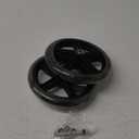 8 Inch by 1 Inch, Wheel Replacement for Wheelchairs, Black (2 PCS)