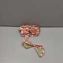 DIYDEC 12pcs Christmas Bows Decoration 6.3 Inch Christmas Candy Wreaths Bows Red Green Xmas Tree Bow Ribbons Ornaments for Garland Wedding Home Holiday Indoor Outdoor Party Decor (Style 4)