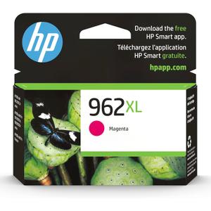 HP 962XL Magenta High-yield Ink Cartridge | Works with HP OfficeJet 9010 Series, HP OfficeJet Pro 9010, 9020 Series | Eligible for Instant Ink | 3JA01AN