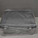 Large Waterproof Electrical Junction Box, IP67 Waterproof Clear ABS Plastic Enclosure Boxes for Outdoor Network Enclosure with Hinged Cover, Mounting Plate, Wall Brackets(13.8"x9.8"x5.9" Clear)