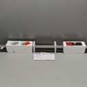 KAMANINA 1 Inch Double Curtain Rod 36 to 72 Inches (3-6ft) Bronze Telescoping Curtain Rods for Windows, Heavy Duty Dual Drapery Rods with Marbled Finials