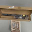 Closet Rods For Hanging Clothes, 17-28 Inch Adjustable Closet Rod, Stainless Steel Heavy Duty Closet Hanging Rod-Black