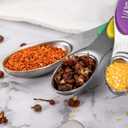 Set of 7 Stainless Steel Magnetic Measuring Spoons Set with Leveler - Stackable Tablespoon Measure Spoon for Baking and Cooking, Kitchen Gadgets for Apartment Essentials (Multicolor)