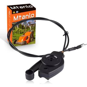 Mtanlo For Craftsman 532184588 145755 Drive Control Cable Replacement - Fits For Poulan Walk-Behind & Push Mower Models 56DHS, 56HS, 560HS, 6522CHA, 7021CH1, OEM Throttle Cable 740193MA, 583134601
