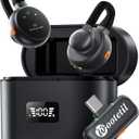 Wireless Lavalier Microphone for iPhone, iPad, Android - USB-C Plug Noise Cancelling Lapel Mini Mic with Charging Case, 30H Battery - Compact Clip-on Mic for YouTube, TikTok, Podcast, Video Recording