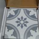 16-Pack Peel and Stick Floor and Wall Tile for Kitchen Bathroom, 9" x 9" Stone Composite Self Adhesive Vinyl Flooring Patterned Blue Waterproof Backsplash Tile, Covers 9.12 Sq Ft. 