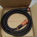 Giraffe Tools Garden Hose 5/8", Water Hose Heavy Duty, Flexible, Lightweight Hybrid Hose with Swivel Handle, 10ft Female to Female Fittings, Burst 600 PSI, Short Leader Hose