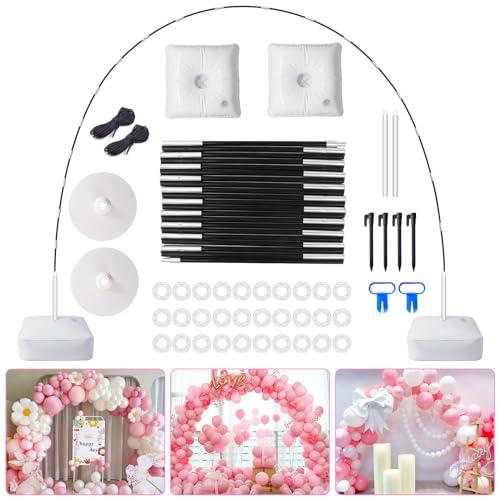 Balloon Arch Kit, 7.4ft Balloon Arch Stand Frame with Base: for Wedding Baby Shower Birthday Party Decorations