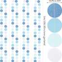Light-Baby Dusty-Blue White Party-Decoration Garland - 52ft Baby Boy Shower Birthday Streamers,Graduation Bachelorette Bridal Christmas Banner Decor Lasting Surprise