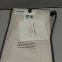 100% Blackout Shield Linen Blackout Curtains for Bedroom 84 Inches Long, Back Tab/Rod Pocket Living Room Drapes, Thermal Insulated Blackout Curtains 2 Panels Set, 50" W x 84" L, Cream