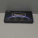 3D Eye Mask Sleep Mask for Men & Women, 100% Pressure-Free & Light Block-Out Eye Mask for Sleep with Easy Adjustable Strap, Night Eye Cover for Travel, Black