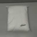 Gibelle White Shower Curtain for Bathroom, 3D Embossed Textured Fabric Curtain, Modern Farmhouse Chic Soft Cloth Set with Hooks, 72x72