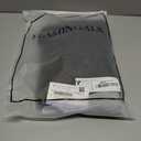 Flamingals Women's Elegant Casual Chic Deep V Neck Long Sleeve Stretchy Rib Knit Asymmetrical Wrap Slim Fit T Shirt (X-Large, Black)