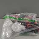 Sliner Christmas Candle Holder Centerpiece Christmas Poinsettia Glass Candle Holder Romantic Holiday Candelabrum for Xmas Party Table Mantel Decorations