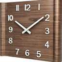 10.8 inch Wall Clock; Wooden Wall Clock; Wall Hanging Decorations; Decorations; Large Decorative Clock; Quartz Clock; Gifts - Living Rooms or bedrooms, cafes, Offices, Bars, Art.